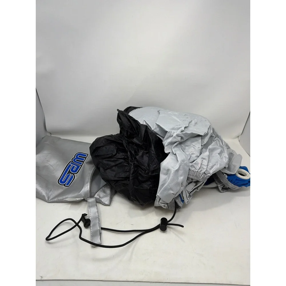 WPS‎ Motorcycle Cover XL Silver Full Weatherproof Protection Storage